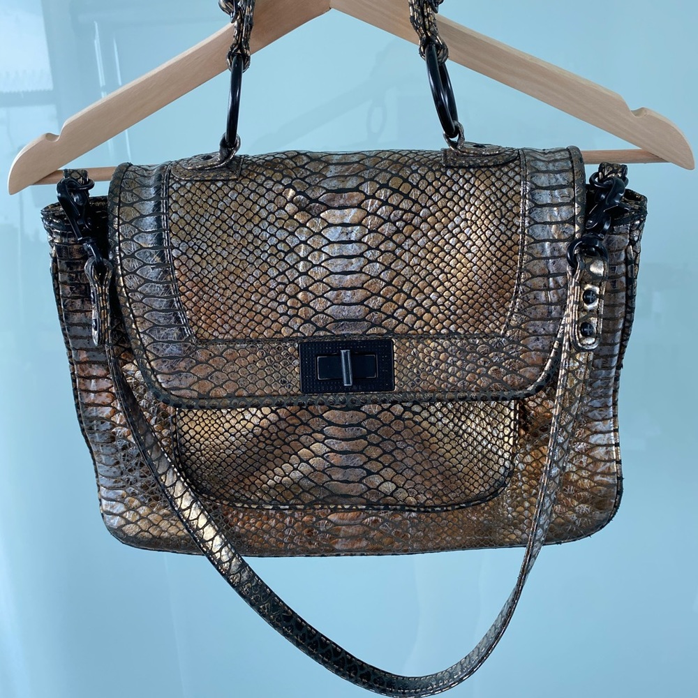 Rebecca minkoff rainbow python purse